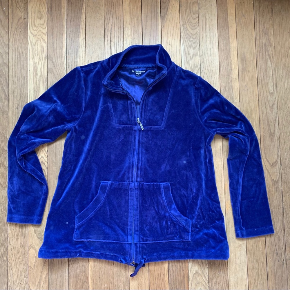 Liz Claiborne Velour Jacket